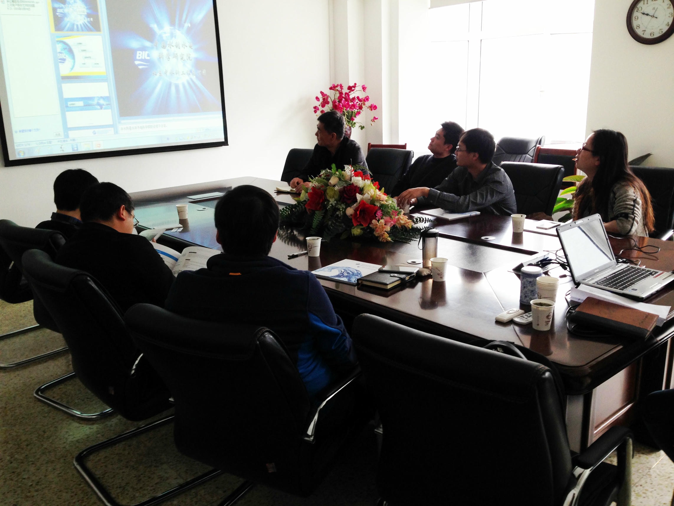 貴州環(huán)保廳，貴陽(yáng)環(huán)保局領(lǐng)導(dǎo)來(lái)北京中水科進(jìn)行考察